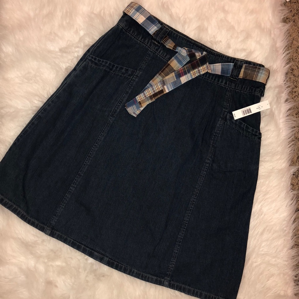 New Kim Rogers Denim Skirt